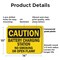 Signmission Battery Charging Station No Smoking Or Open Flames OSHA Caution Sign, Plastic, 14in W x 10in L, 2PK OS-2PACK-CS-P-1014-L-19115 - alternate 2